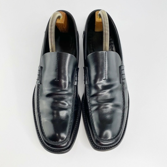 Prada Men Loafer Dress Shoes 2D0150 Black ITALY - Picture 3 of 11